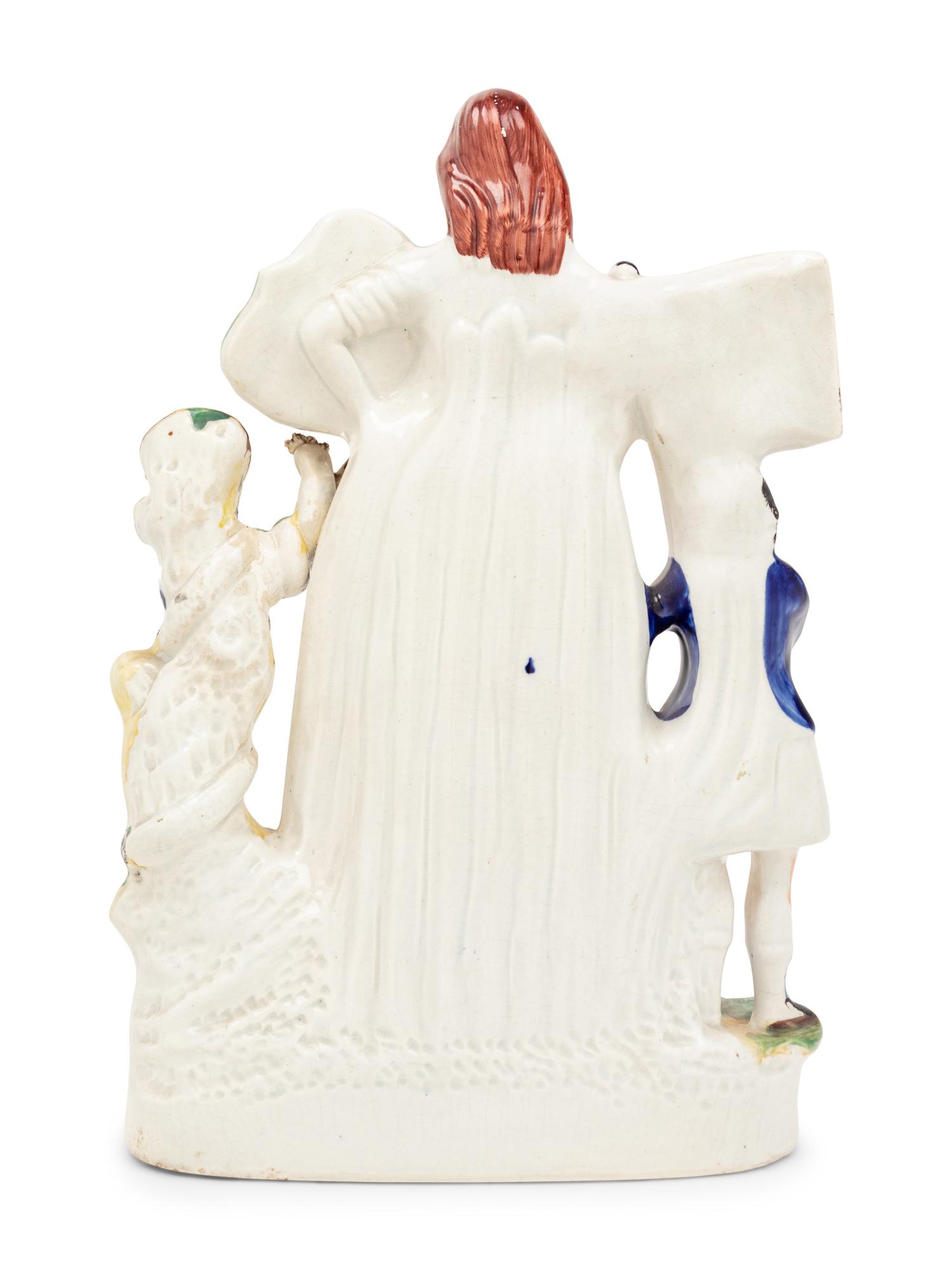 A Staffordshire Band of Hope Figural Group