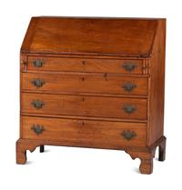 A Chippendale Mahogany Slant Front Desk
