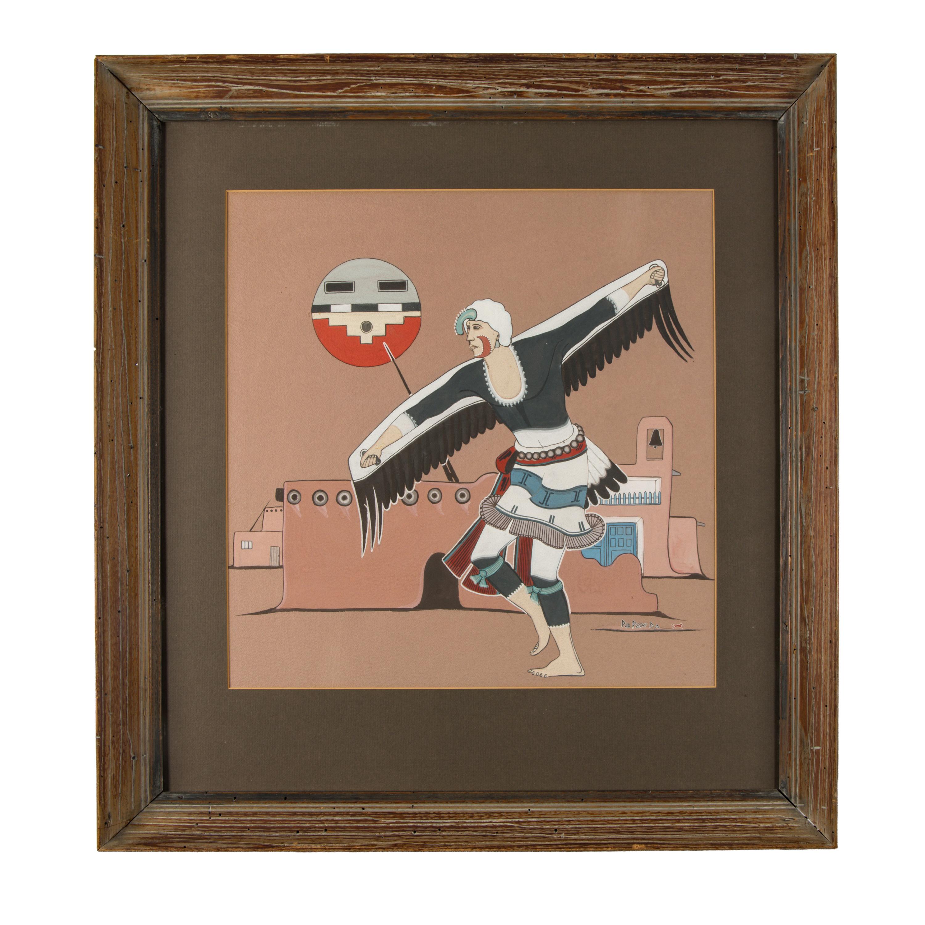 Popovi Da (San Ildefonso, 1923-1971) — untitled, Eagle Dancer