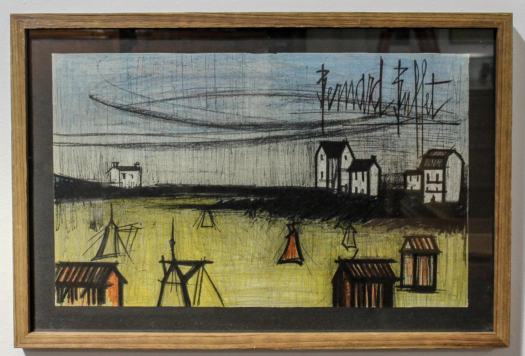 Bernard Buffet, (French, 1928-1999), The Small Beach