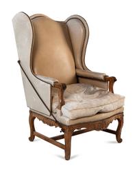 A Régence Walnut Fauteuil de Malade