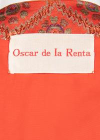Oscar de la Renta Vintage Red Coat, 1960-70s