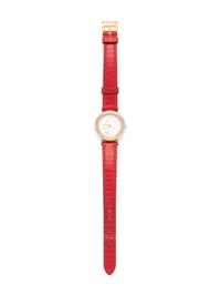 Hermès Red Leather Watch, 1989