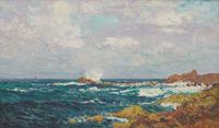 Maxime Maufra (French, 1861-1918) — La Mer Bleue, Quiberon , 1903