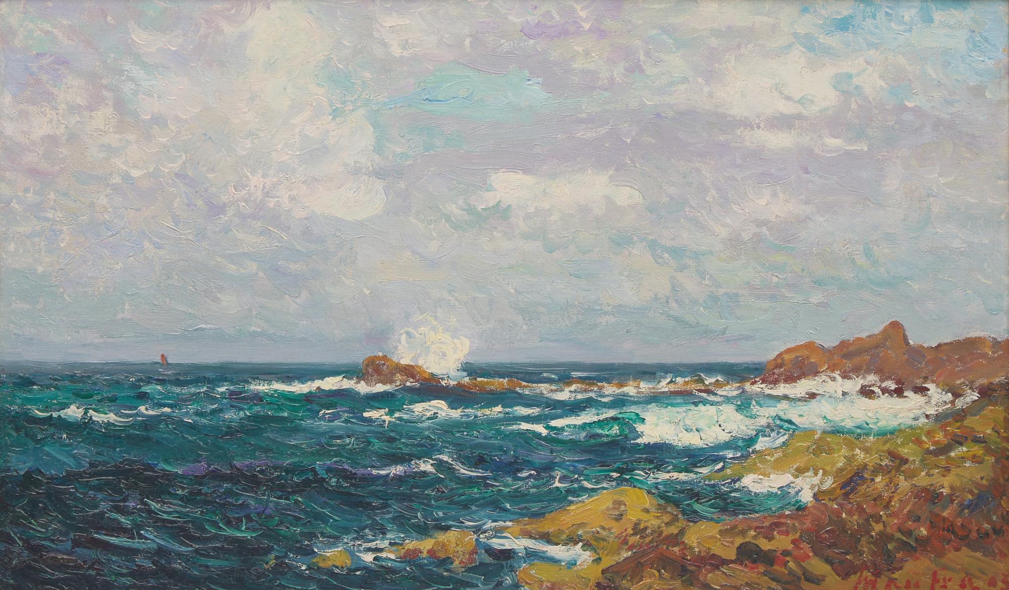 Maxime Maufra (French, 1861-1918) — La Mer Bleue, Quiberon , 1903