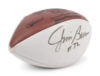 A Jim Brown Signed Autograph Football (Beckett Authentication Services),
