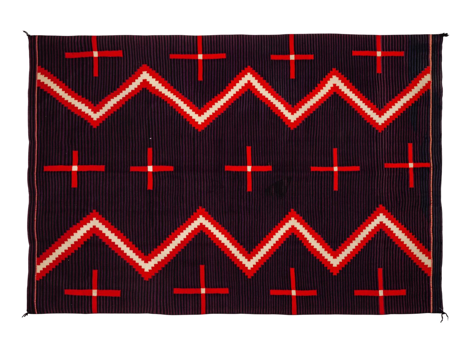 Navajo Hubble Revival Germantown Weaving