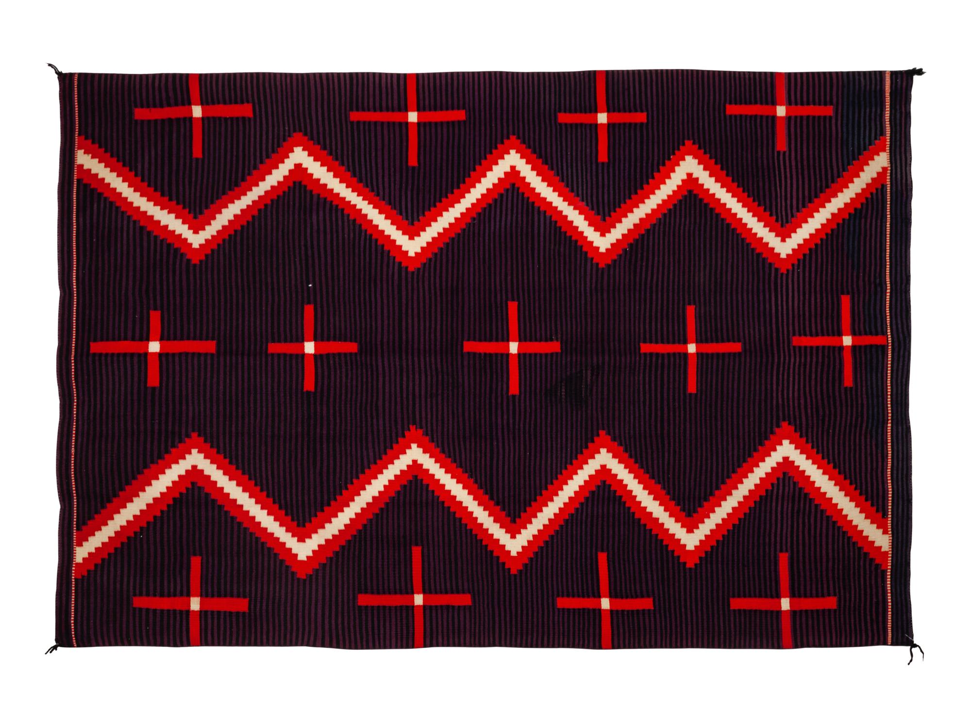 Navajo Hubble Revival Germantown Weaving