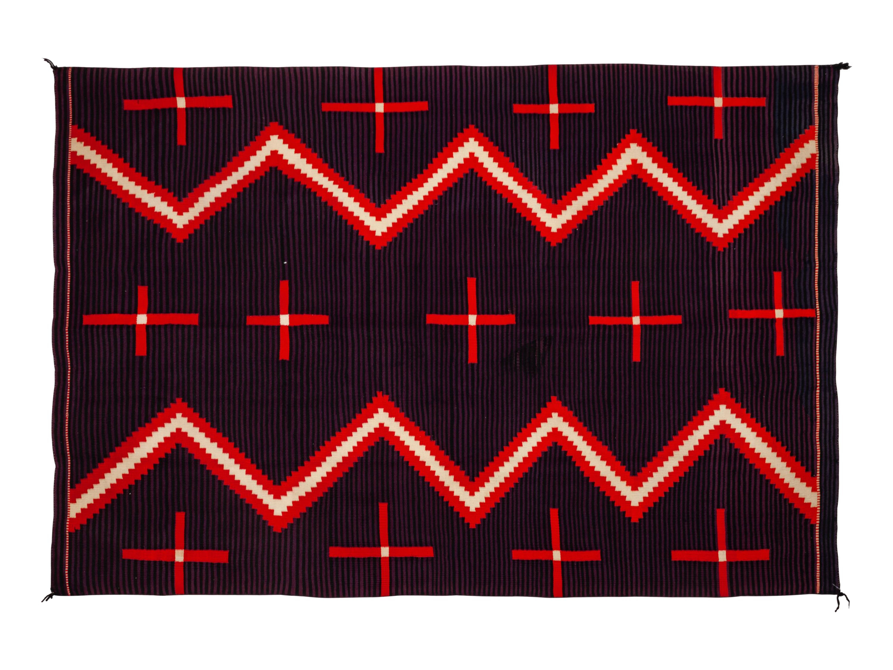 Navajo Hubble Revival Germantown Weaving