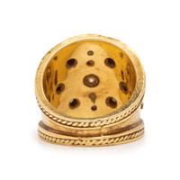 Yellow Gold and Diamond Ring