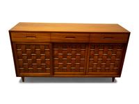 A Mid-Century Modern Mahogany Credenza