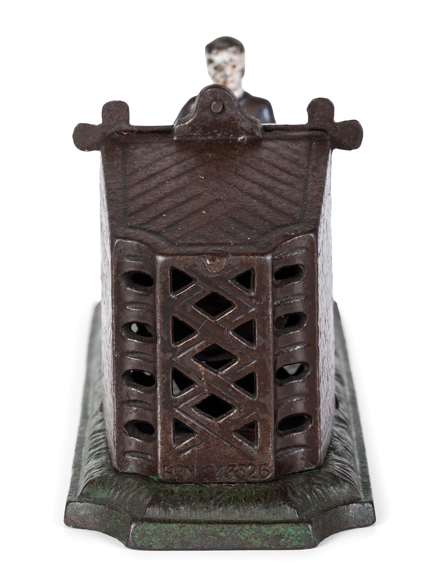 An English 'Football' Cast Iron Mechanical Bank