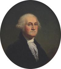American School 19th Century, After Gilbert Stuart (1755-1828), A Portrait of George Washington
