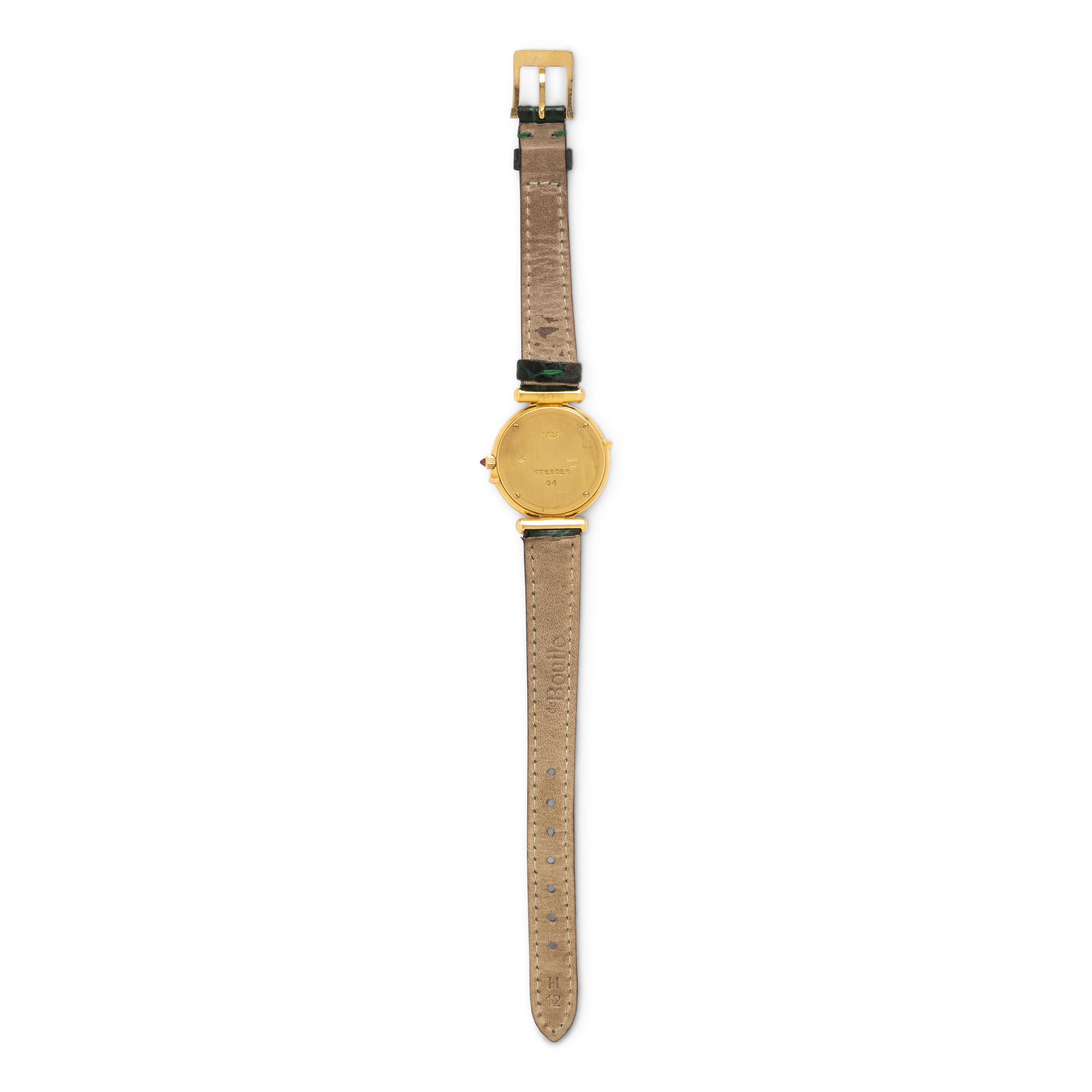 Van Cleef & Arpels, Yellow Gold and Multigem Watch