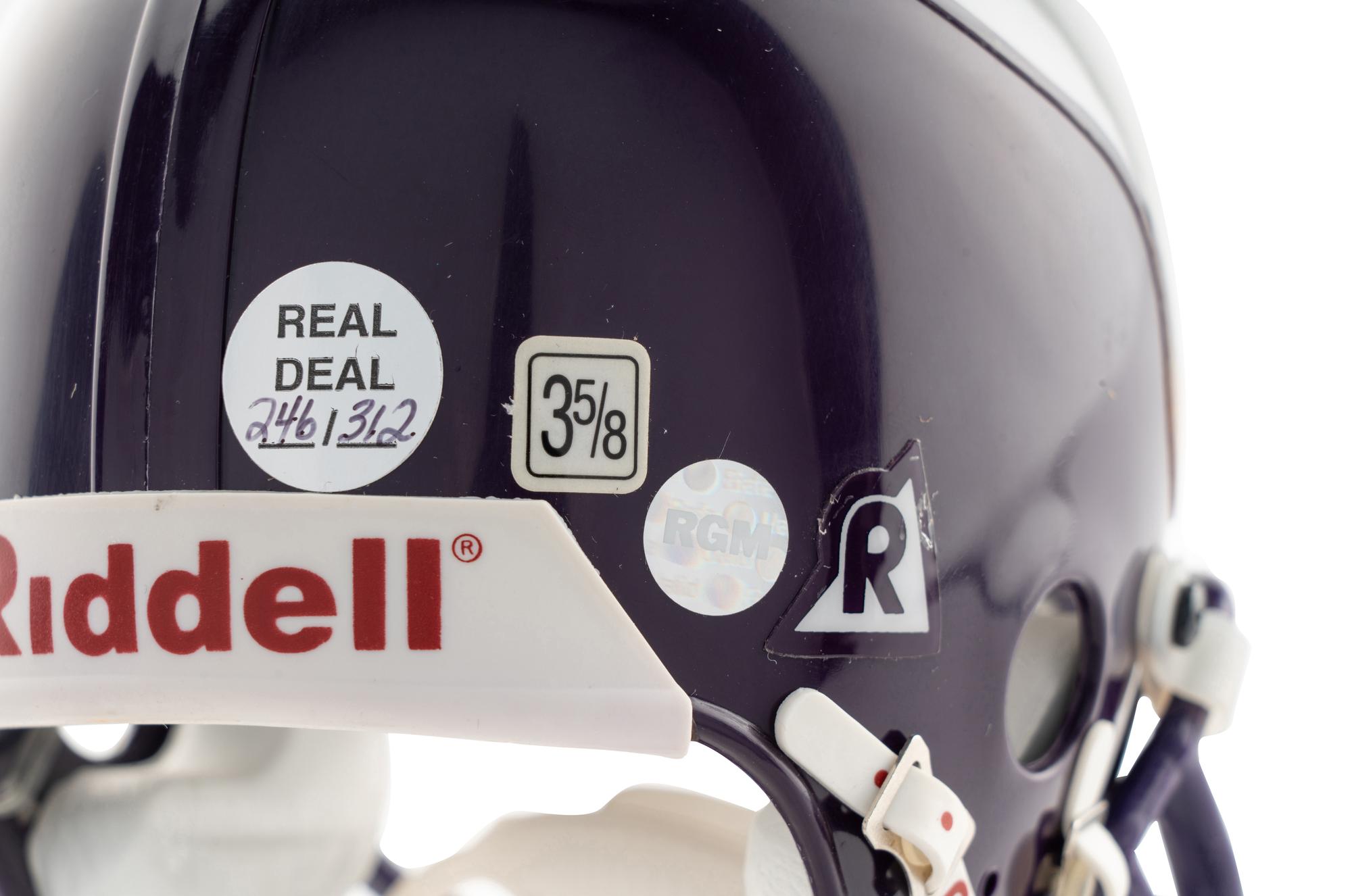 A Randy Moss Signed Autograph Minnesota Vikings Mini Helmet