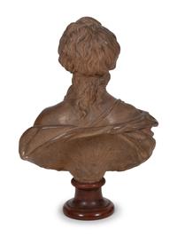 A French Terracotta Bust of a Lady
