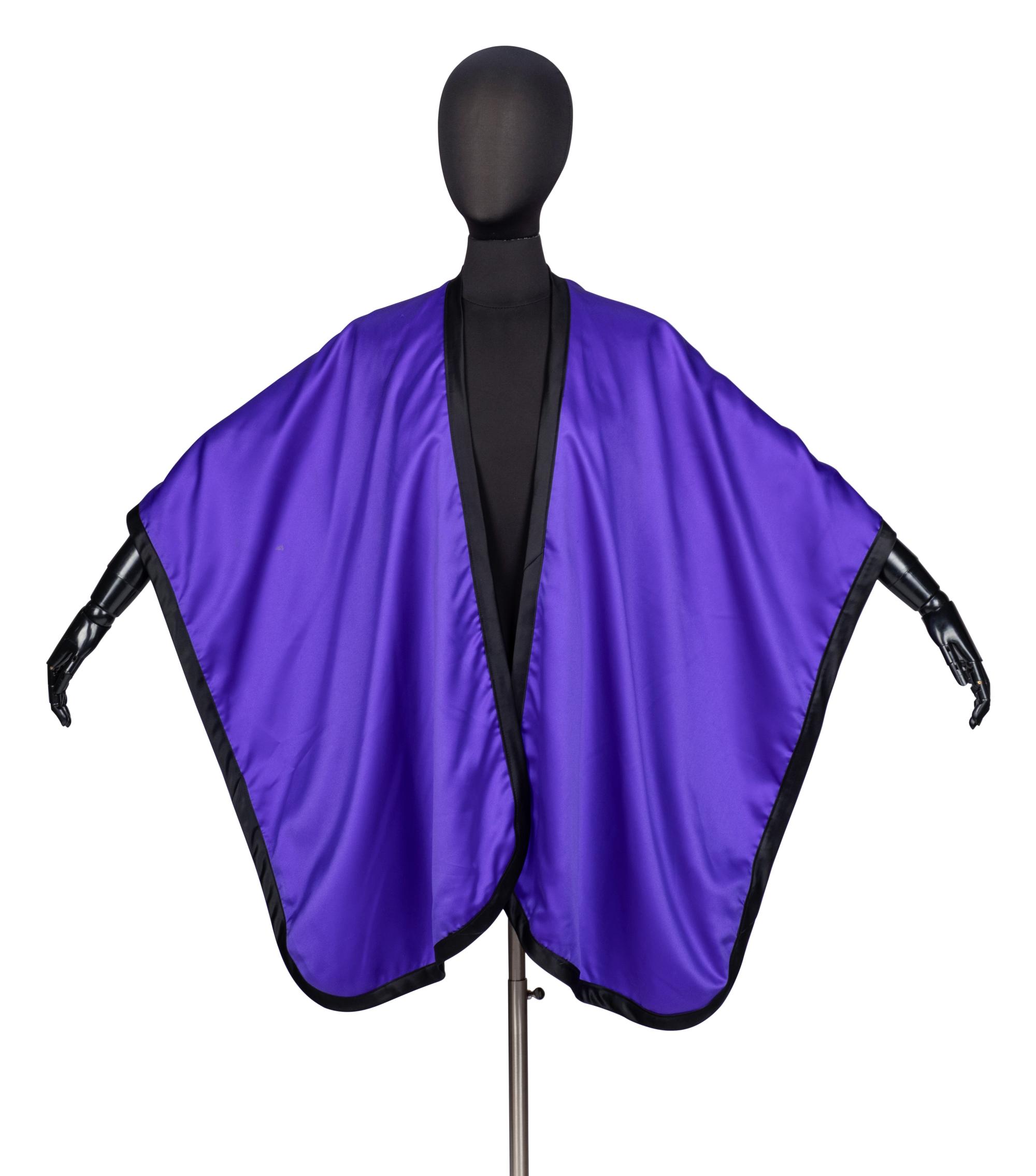 Attributed to Yves Saint Laurent, Velvet Cape