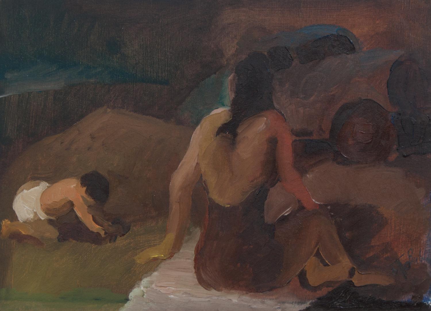 Otto Bielefeld, (Wisconsin, 1908-1982), Sunbathers