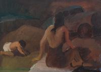 Otto Bielefeld, (Wisconsin, 1908-1982), Sunbathers