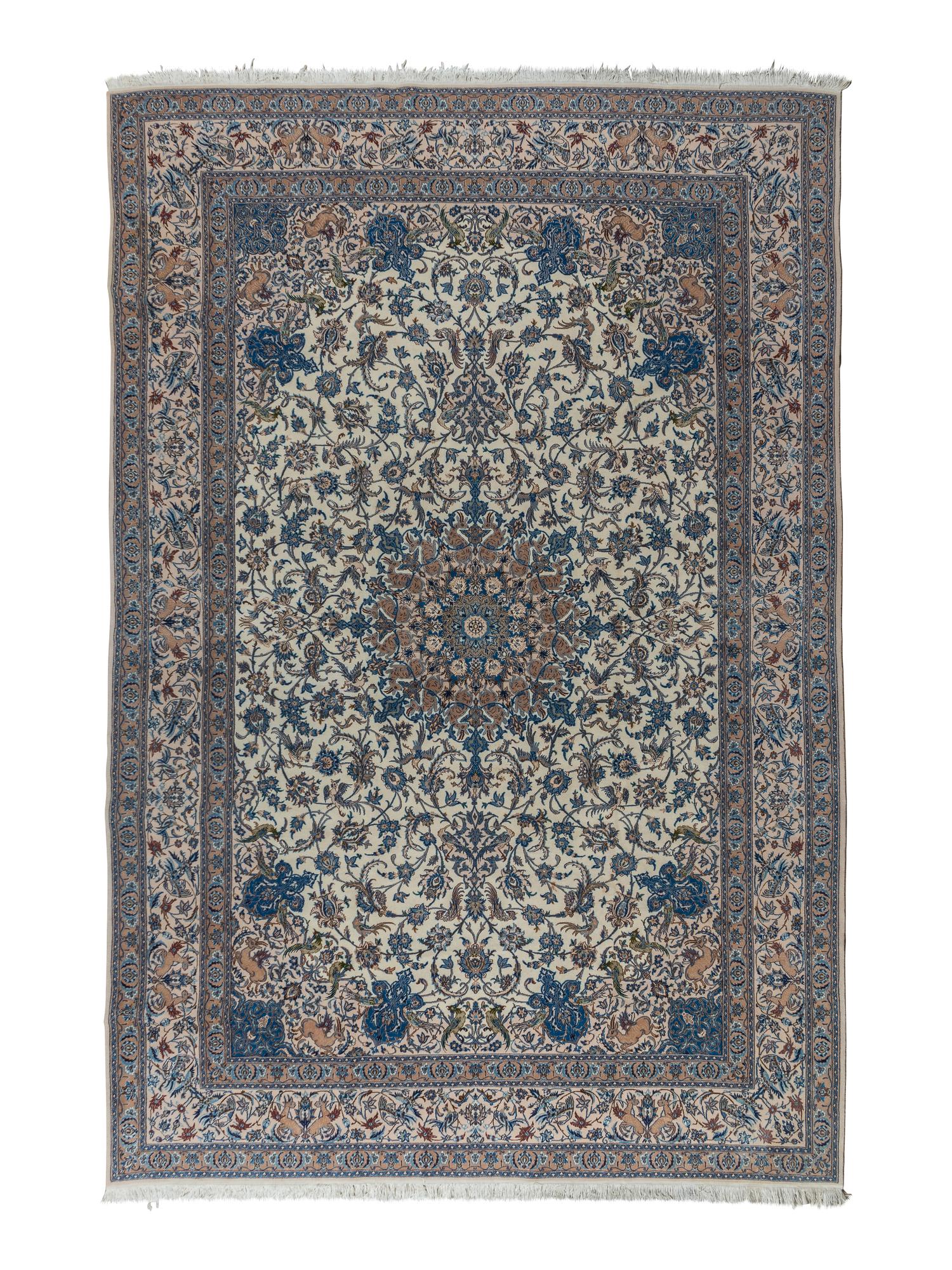 A Nain Wool Rug