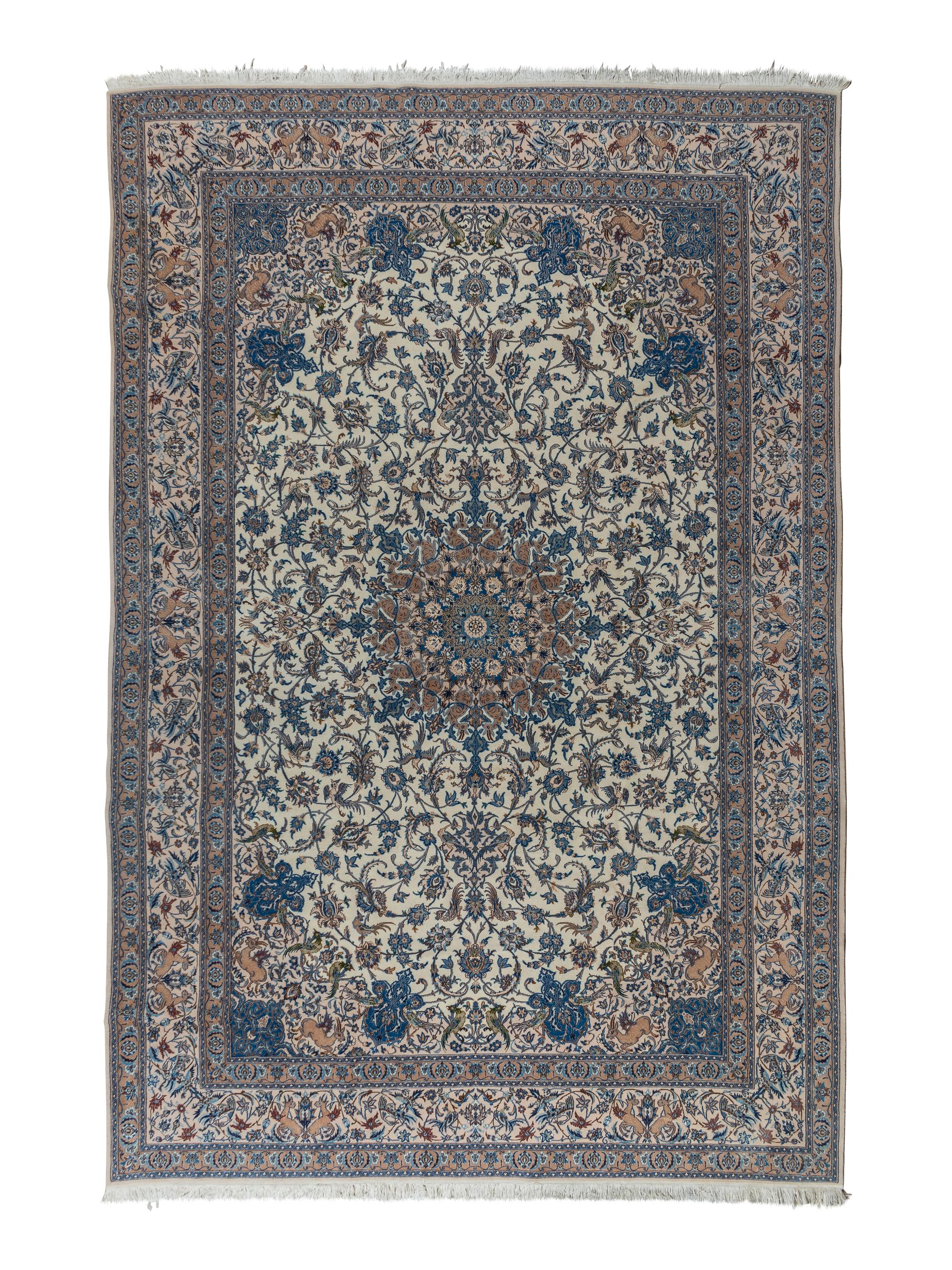 A Nain Wool Rug