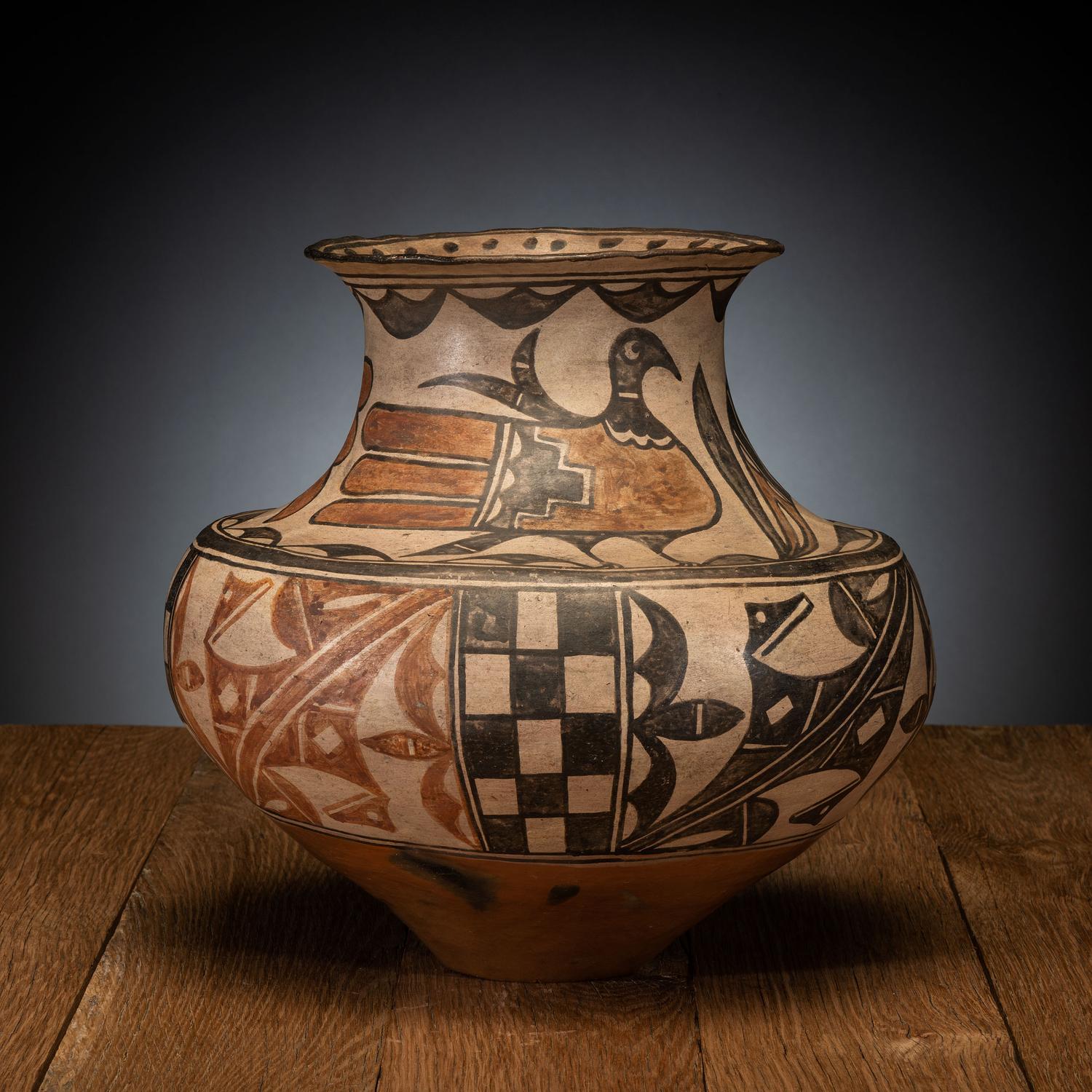 Polychrome Pottery Olla, ca 1910