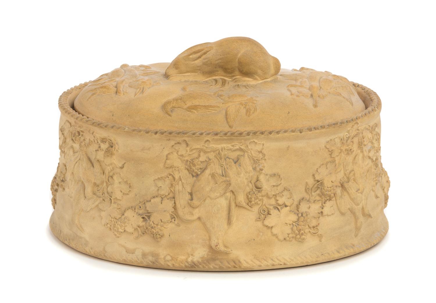A Wedgwood Caneware Tureen Width 9 inches. — 19TH CENTURY