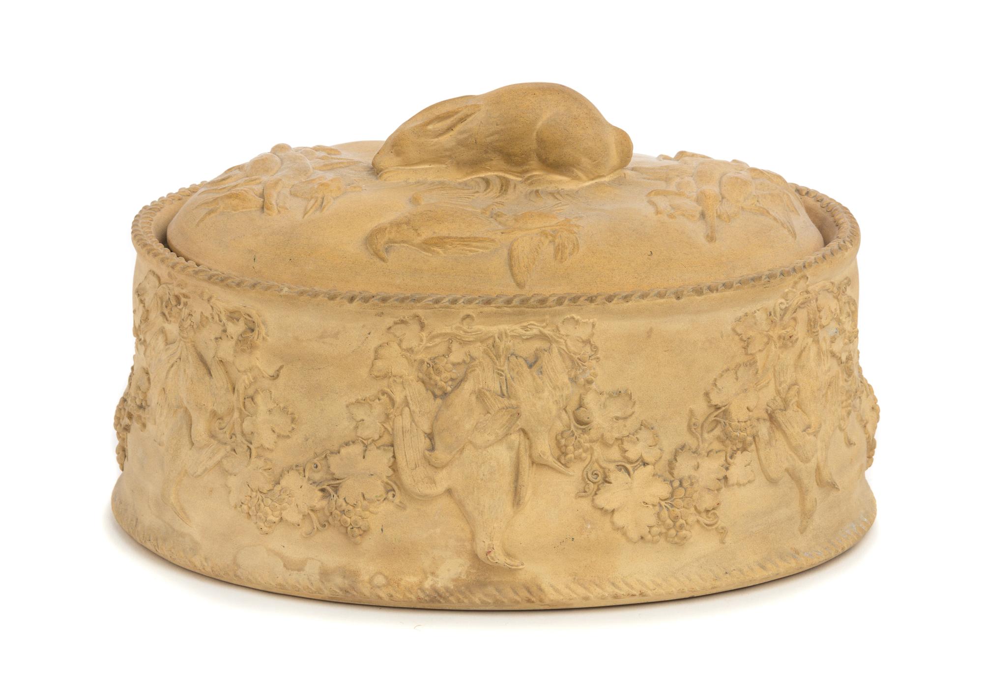 A Wedgwood Caneware Tureen Width 9 inches. — 19TH CENTURY