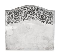 An American Silver Repoussé Letter Organizer