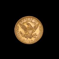 A United States 1886-S Liberty Head $5 Gold Coin