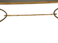 A Gilt Metal Faux Bamboo Cocktail Table