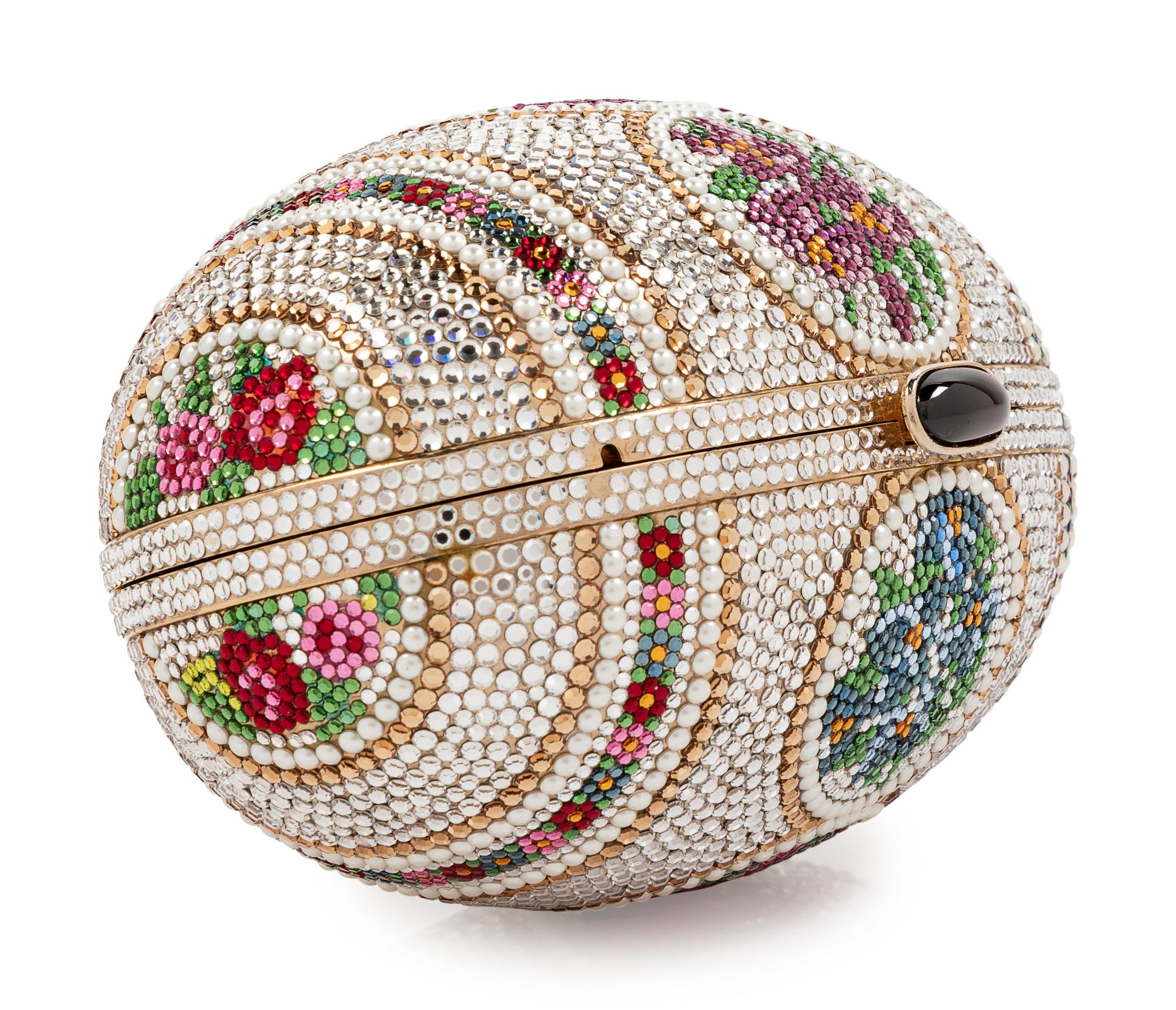 A Judith Leiber Multicolored Egg Minaudiere