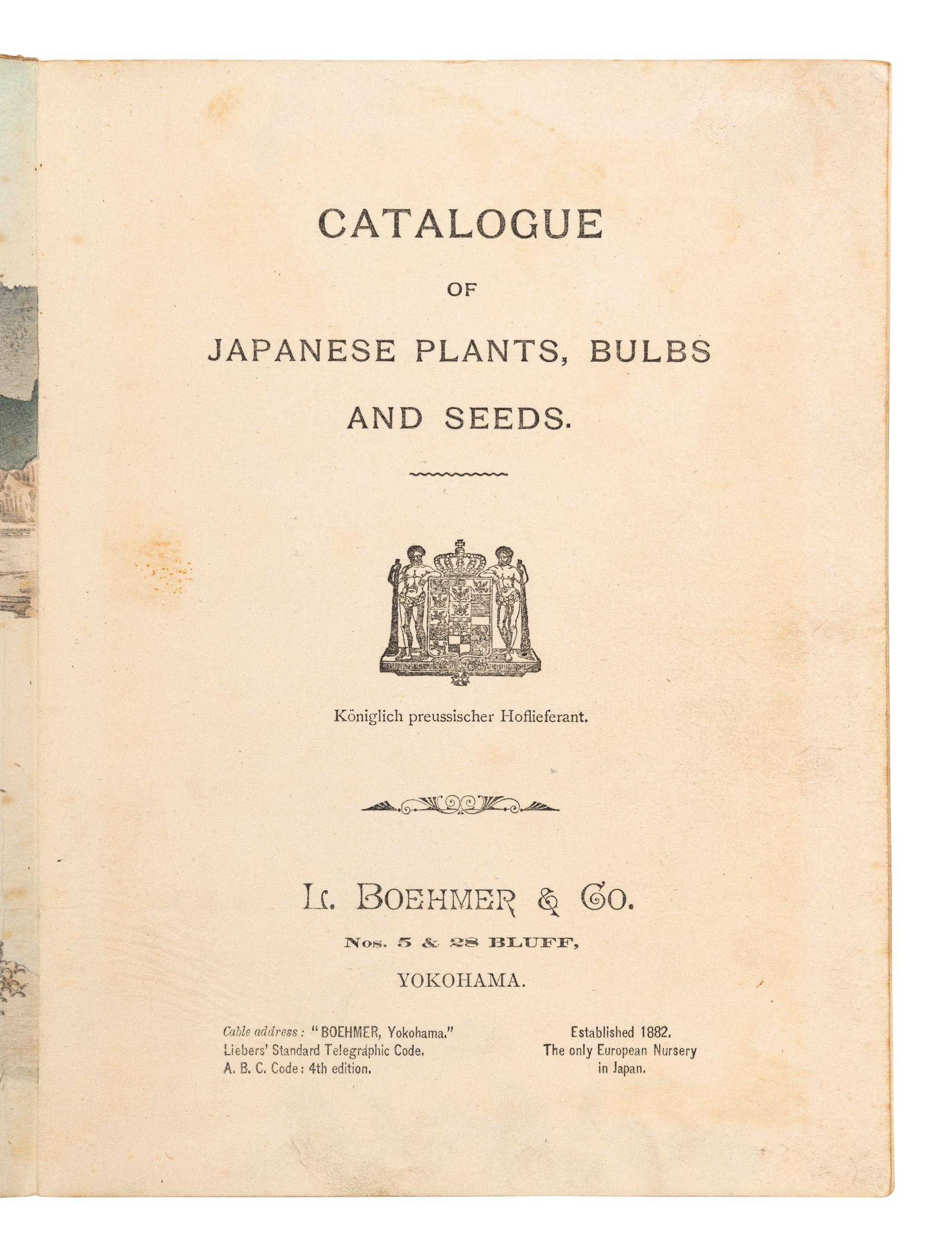 [FLOWERING PLANTS]. A group of 10 works, including:
