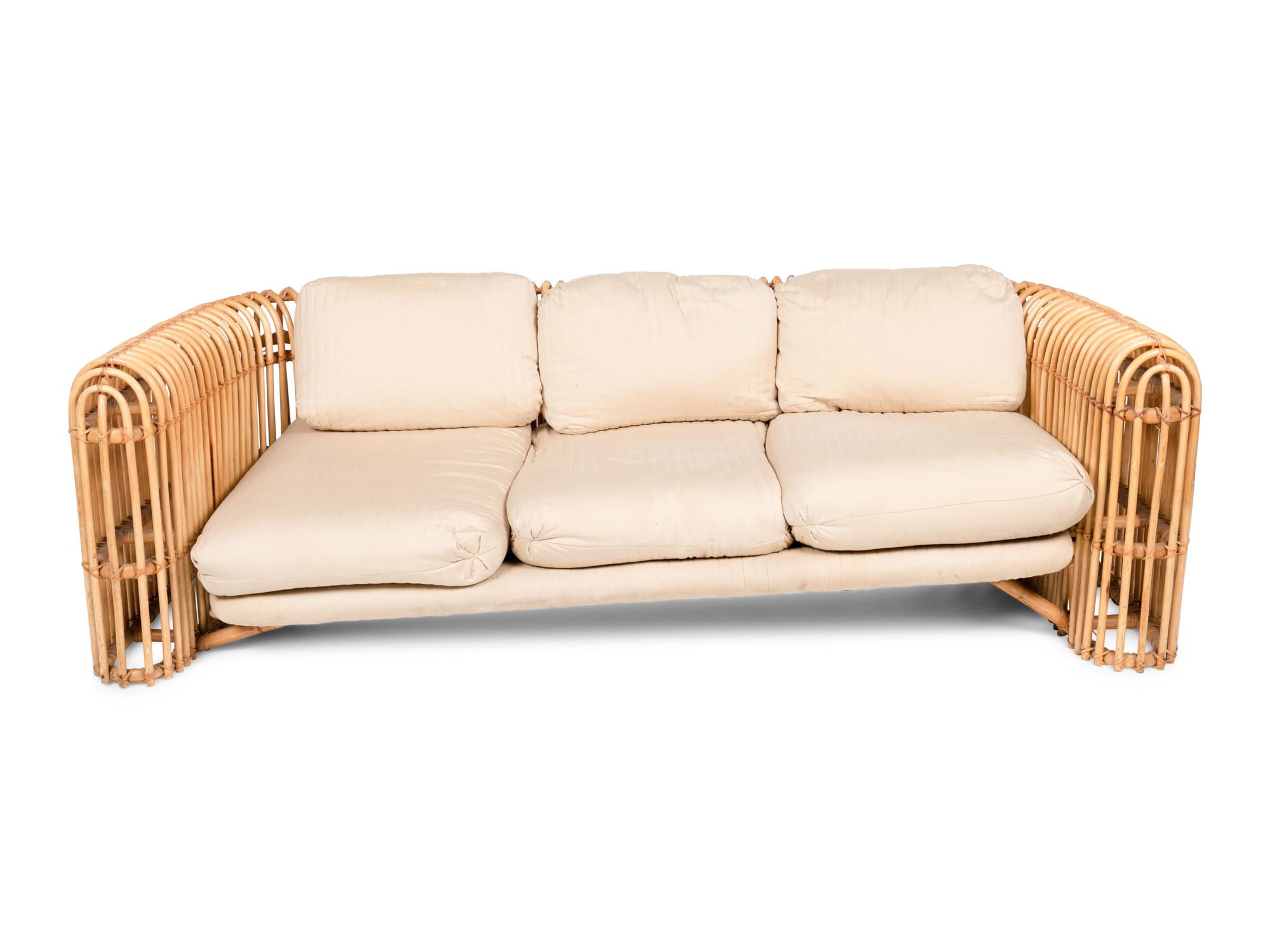Sofa, c. 1978 Willow and Reed, USA