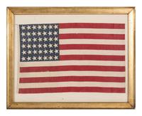 [FLAGS]. 42-star American flag. Ca 1889-1890.