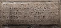 A Roman Marble Inscribed Panel