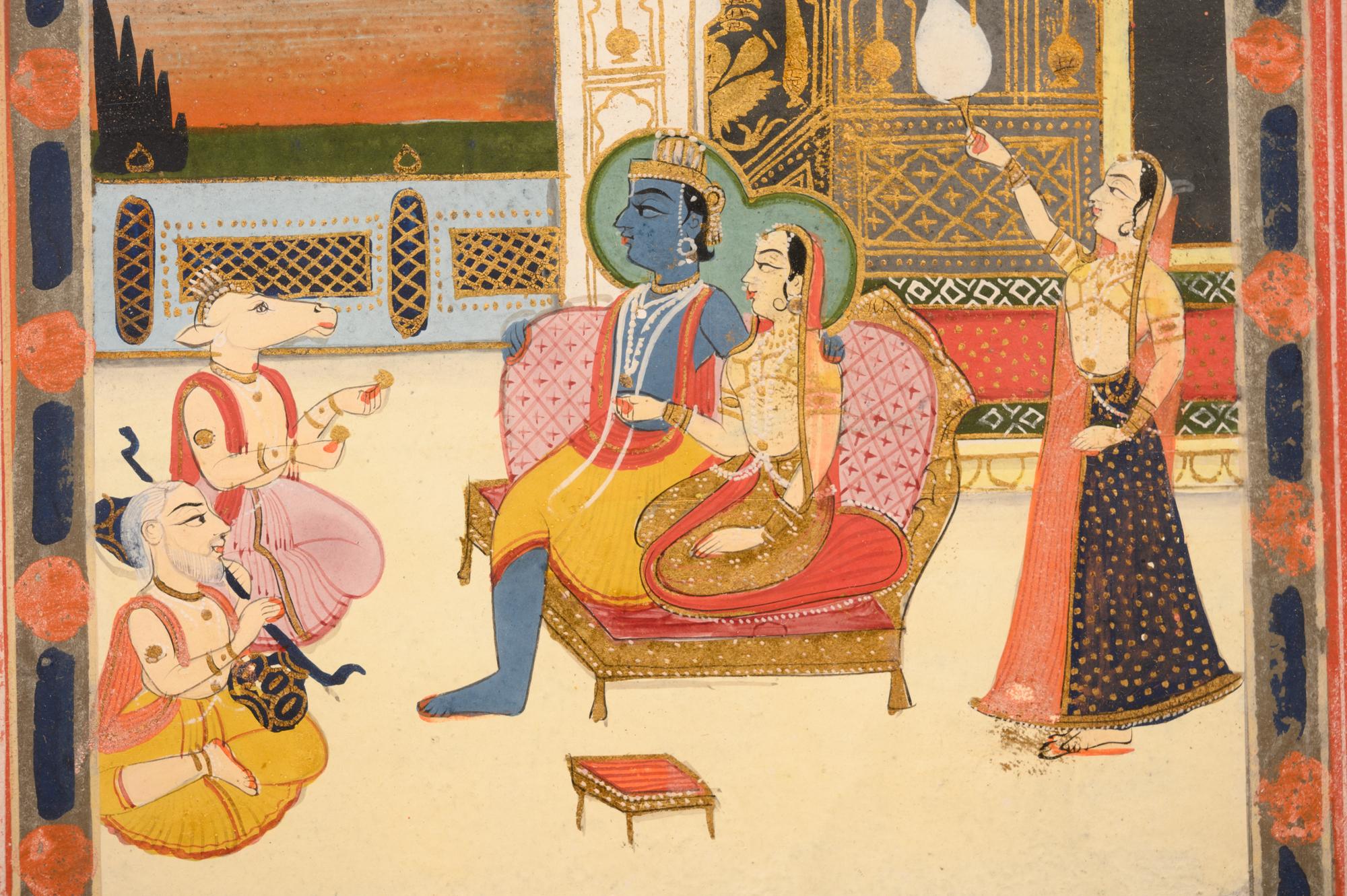 A Pair of Indian Miniature Paintings (19th/20th Century)