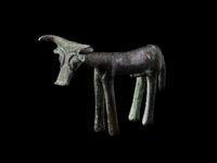 A Syro-Hittite Bronze Votive Bull