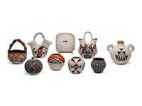 Group of Assorted Acoma and Laguna Pottery