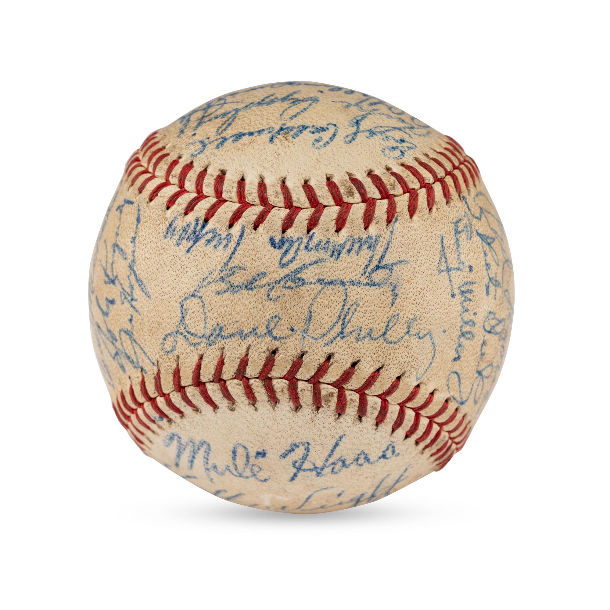 A 1946 Chicago White Sox Team Signed Autograph Baseball