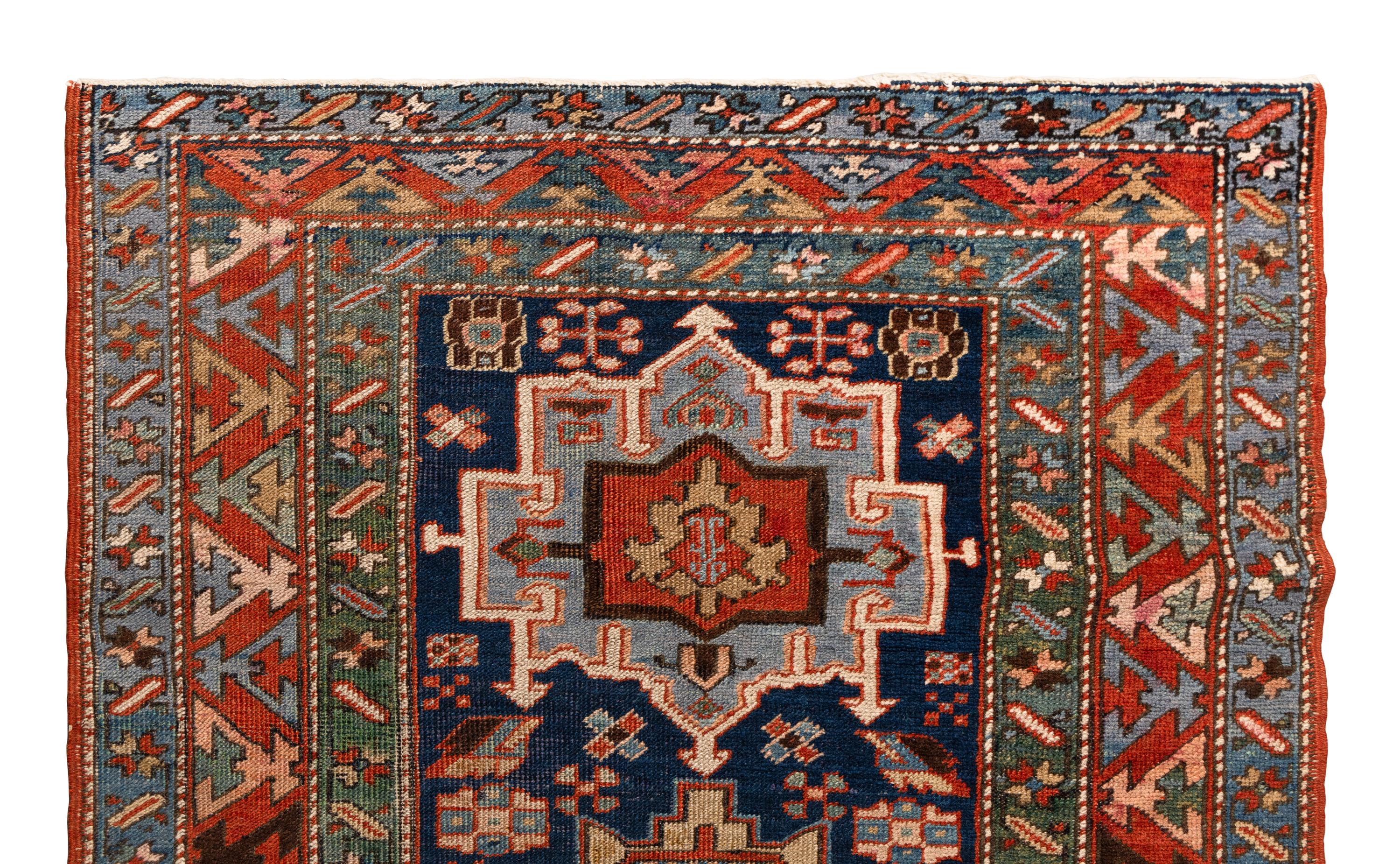 A Heriz Wool Runner