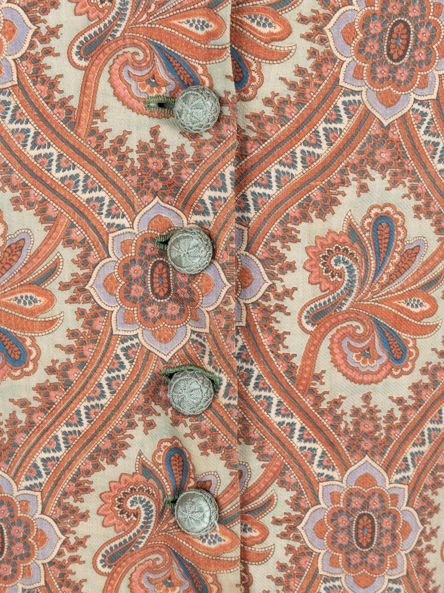 Wool Paisley Wrapper, 1860s-70s