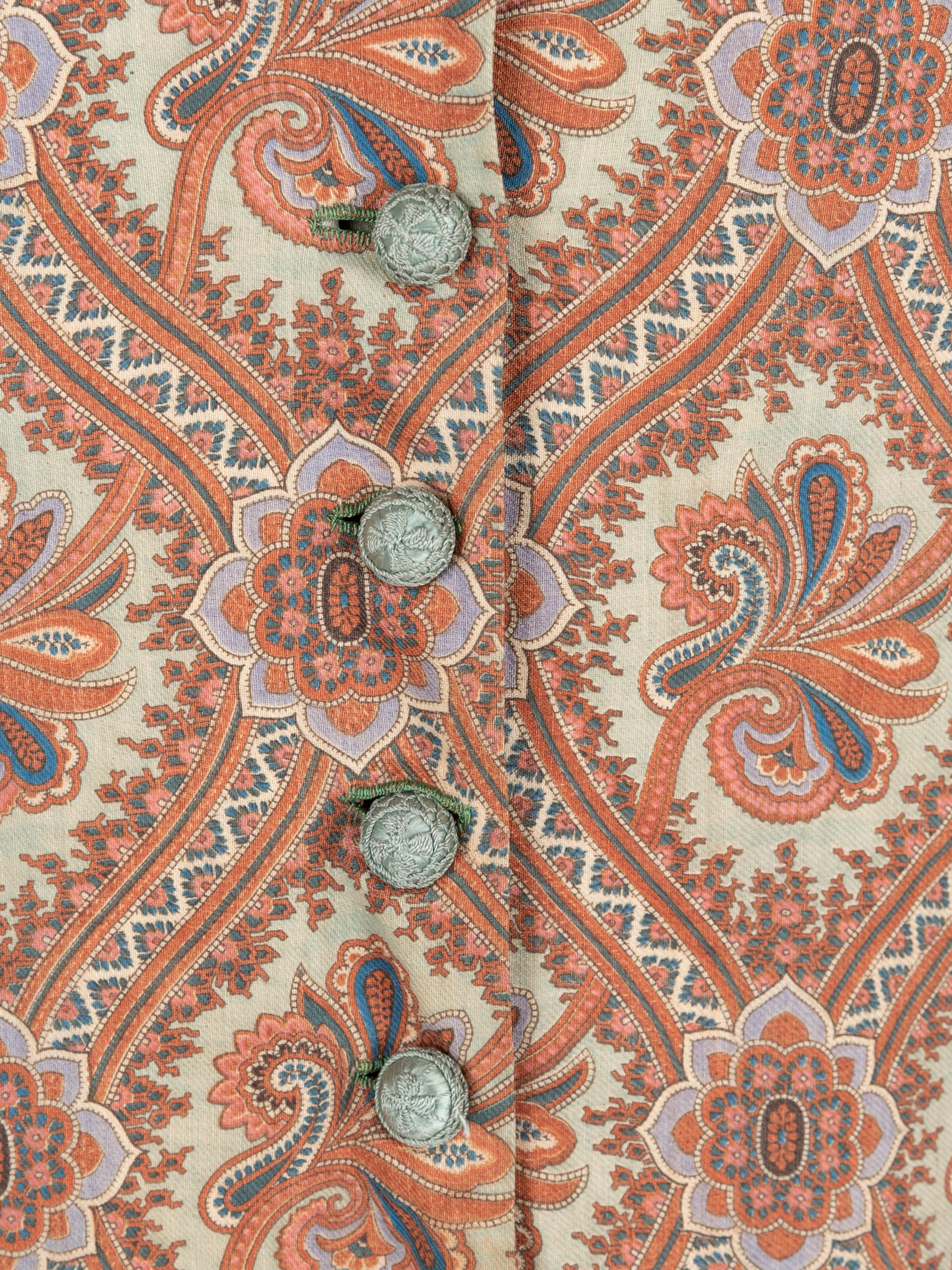 Wool Paisley Wrapper, 1860s-70s