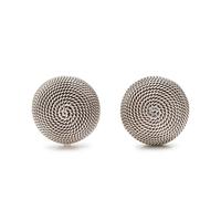 MEXICAN, SILVER NECKLACE AND EARRINGS