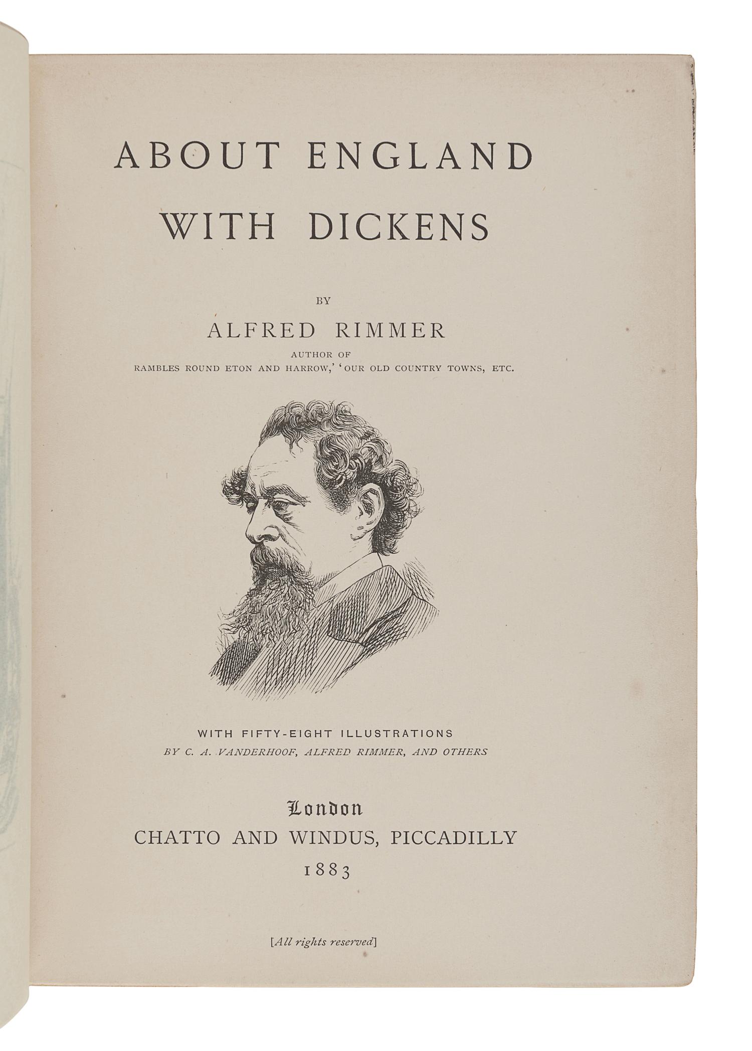 [DICKENS, Charles (1812-1870)]. A group of 3 works about Dickens, comprising:
