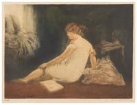 Manuel Robbe, (French, 1872-1936), Le deshabille, c. 1909