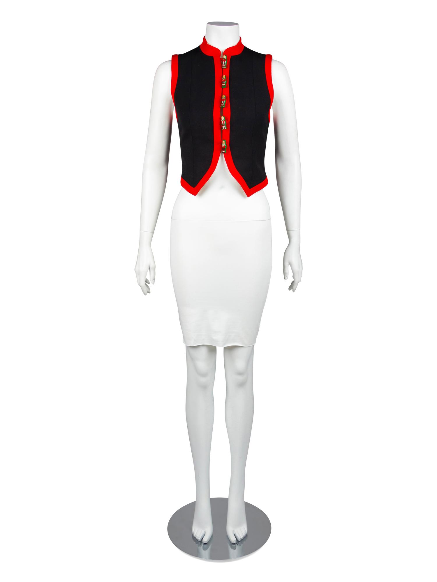 Moschino Vest, 1980-90s