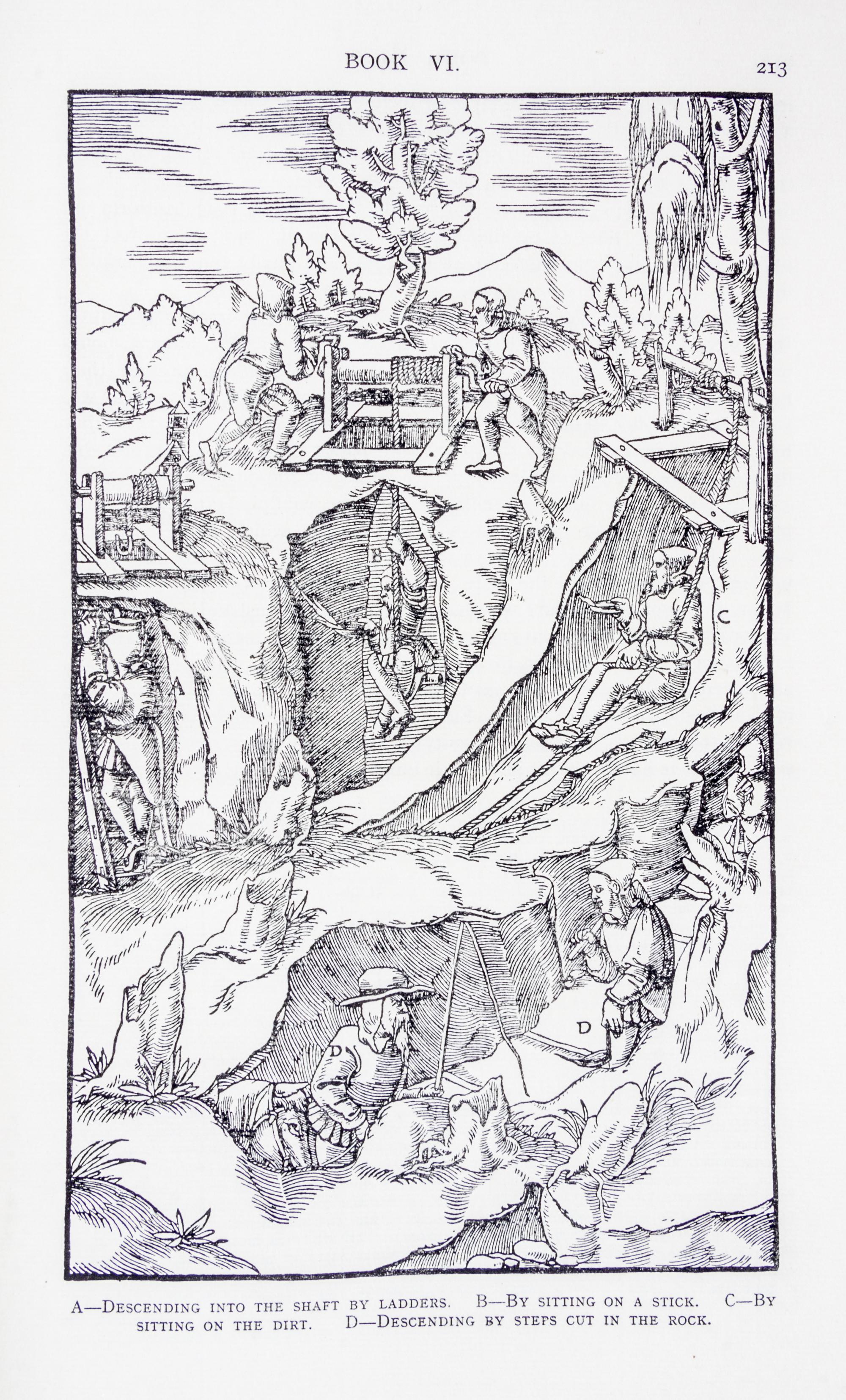 AGRICOLA, GEORGIUS. De ReMetallica. London, 1912. Inscribed.