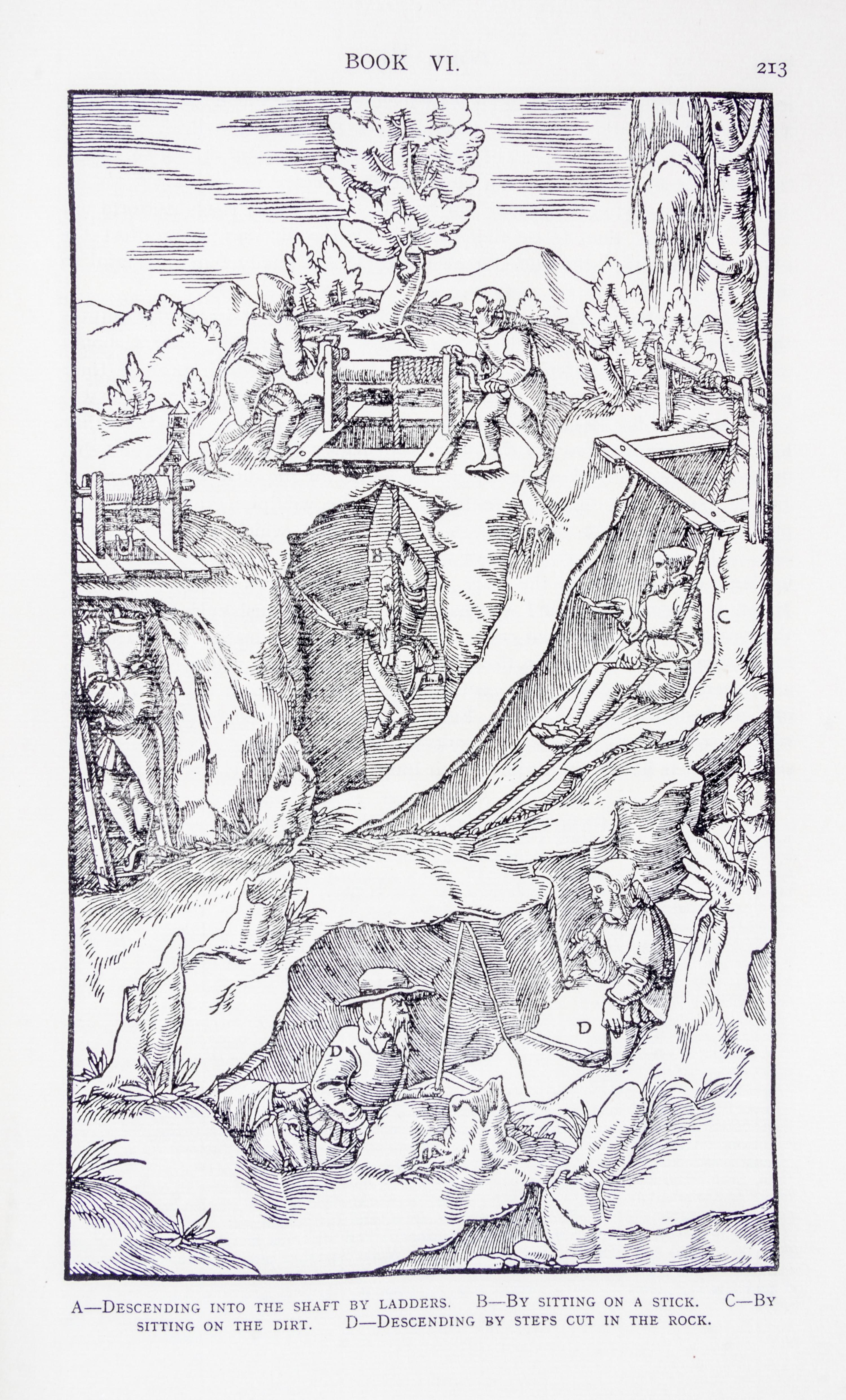 AGRICOLA, GEORGIUS. De ReMetallica. London, 1912. Inscribed.