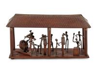 A Model of Benin or Dahomey Artisans at Work